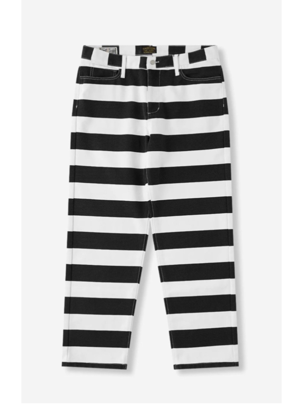 16oz Canvas Wide-Stripe Biker Work Pants 38